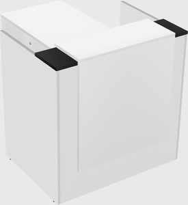 L-shaped modular reception