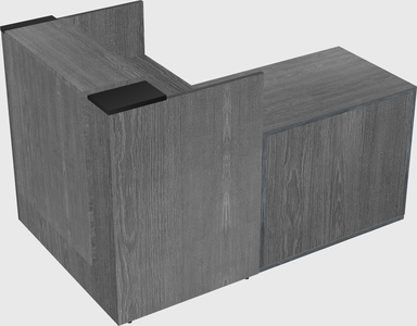 L-shaped modular reception
