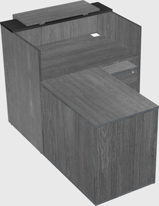 L-shaped modular reception