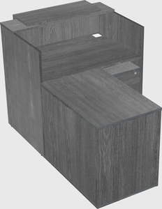 L-shaped modular reception