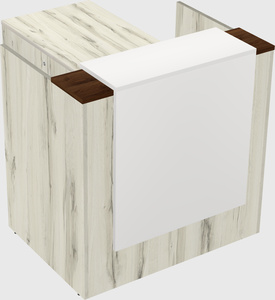 L-shaped modular reception