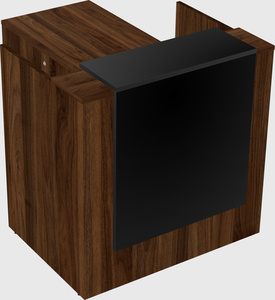 L-shaped modular reception