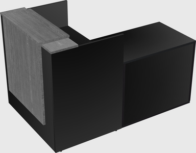 L-shaped modular reception