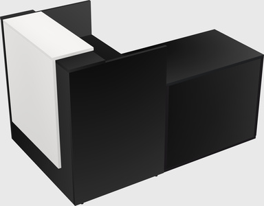 L-shaped modular reception