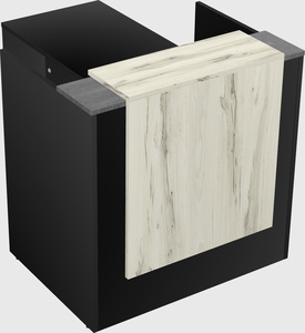 L-shaped modular reception