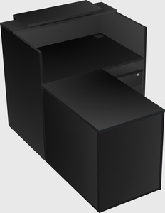 L-shaped modular reception