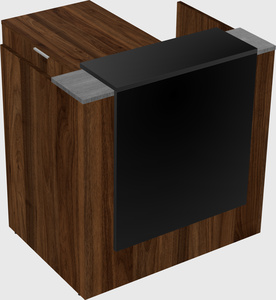 L-shaped modular reception