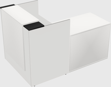 L-shaped modular reception