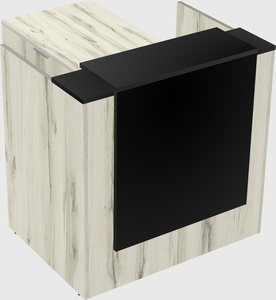 L-shaped modular reception