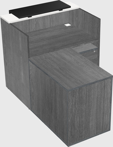 L-shaped modular reception