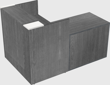 L-shaped modular reception