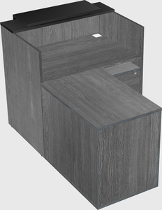 L-shaped modular reception