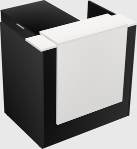 L-shaped modular reception
