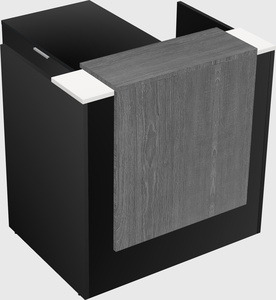 L-shaped modular reception