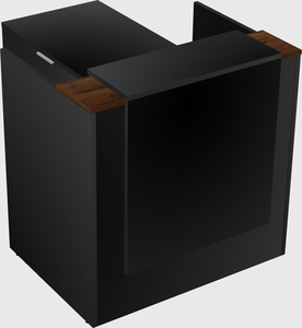 L-shaped modular reception