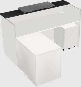 L-shaped modular reception