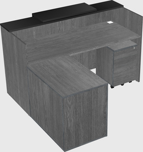 L-shaped modular reception