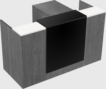 L-shaped modular reception