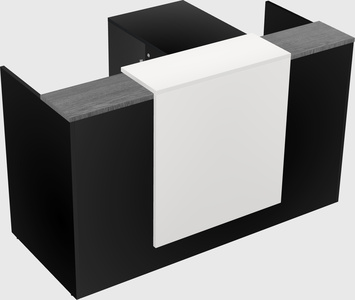 L-shaped modular reception