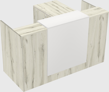 L-shaped modular reception
