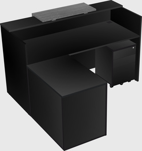 L-shaped modular reception