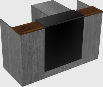 L-shaped modular reception