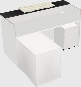 L-shaped modular reception