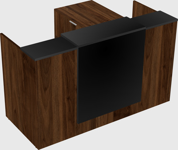 L-shaped modular reception