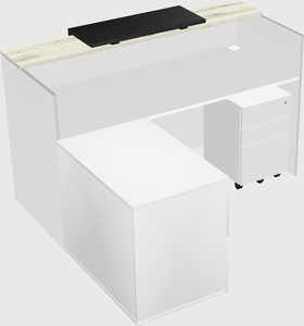 L-shaped modular reception