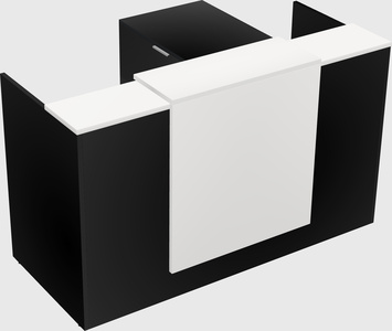 L-shaped modular reception