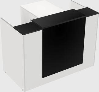 L-shaped modular reception