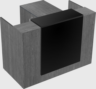 L-shaped modular reception