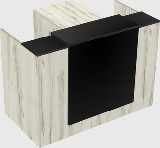 L-shaped modular reception