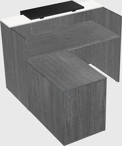 L-shaped modular reception