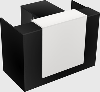 L-shaped modular reception