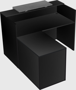 L-shaped modular reception