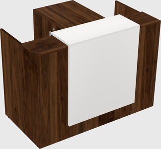 L-shaped modular reception