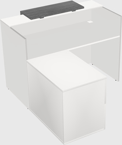 L-shaped modular reception