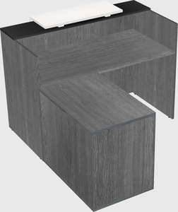 L-shaped modular reception