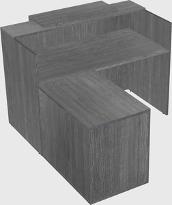 L-shaped modular reception