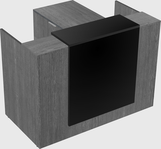 L-shaped modular reception
