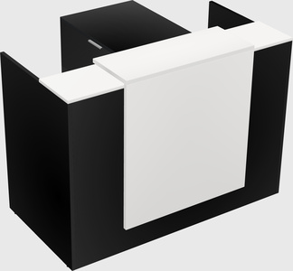 L-shaped modular reception