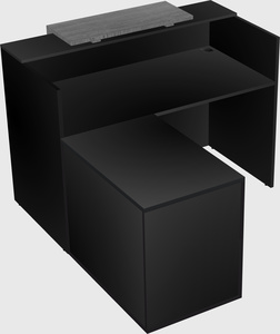 L-shaped modular reception