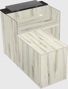L-shaped modular reception