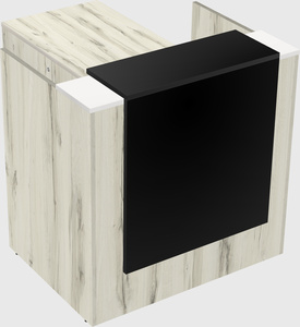 L-shaped modular reception