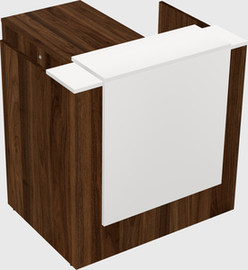 L-shaped modular reception