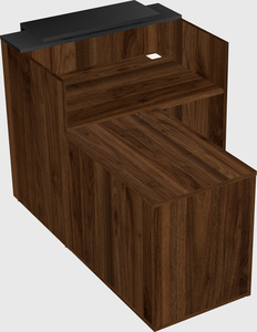 L-shaped modular reception