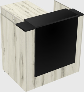 L-shaped modular reception
