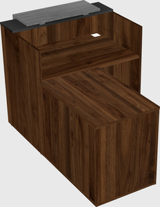 L-shaped modular reception