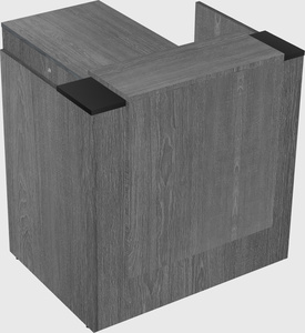 L-shaped modular reception
